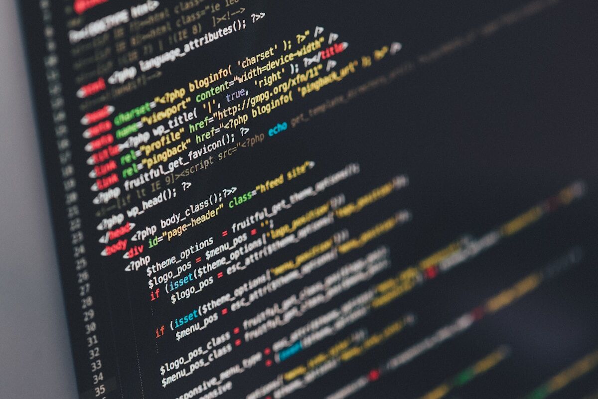 Web development team working together